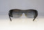 VERSACE Womens Diamante Designer Sunglasses Black Shield 2058 1009/8G 20583