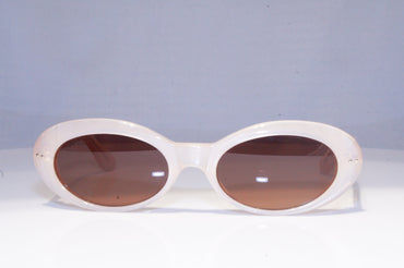 GUCCI Womens Vintage 1990 Designer Sunglasses White Oval IVORY GG 2413 DH0 19922