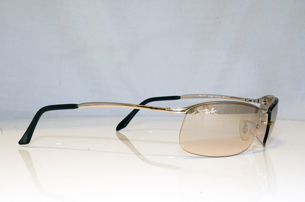 RAY-BAN Mens Designer Sunglasses Silver Wrap RB 3183 003/8Z 15198