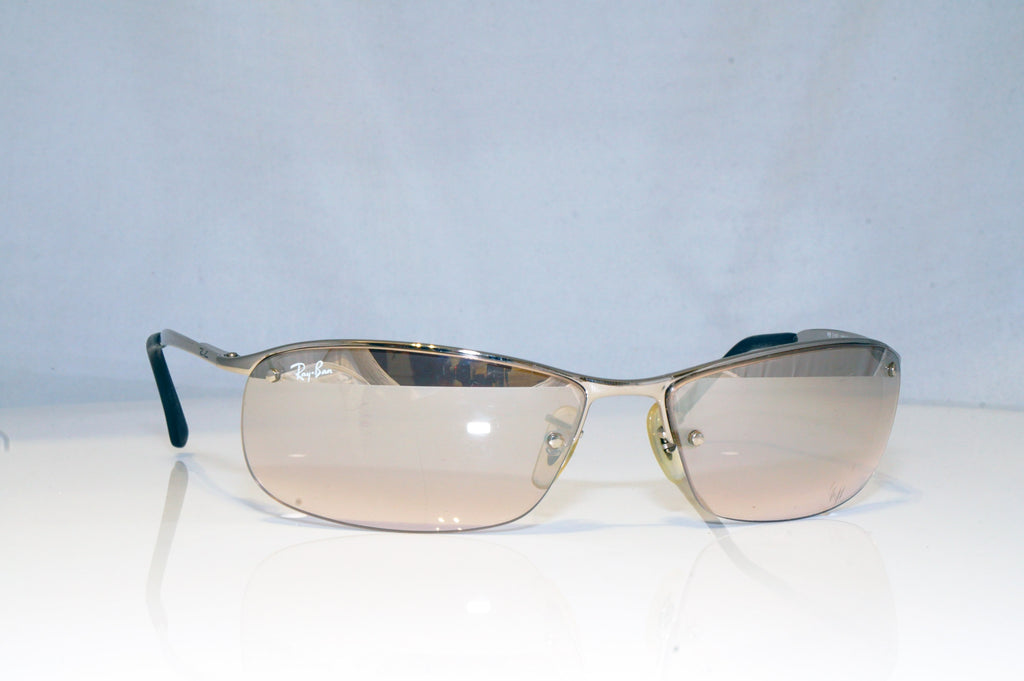 RAY-BAN Mens Designer Sunglasses Silver Wrap RB 3183 003/8Z 15198