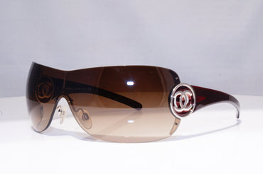 CHANEL Womens Designer Sunglasses Brown Shield 4145 344/13 17912