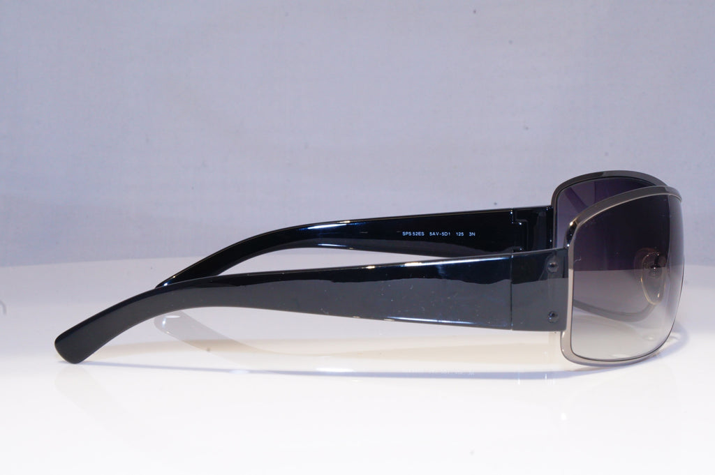 PRADA Mens Designer Sunglasses Black Shield SPS 52ES 5AV-5D1 19913