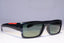 PRADA Mens Polarized Designer Sunglasses Black Rectangle SOS 05I 1AB-5Z1 19914