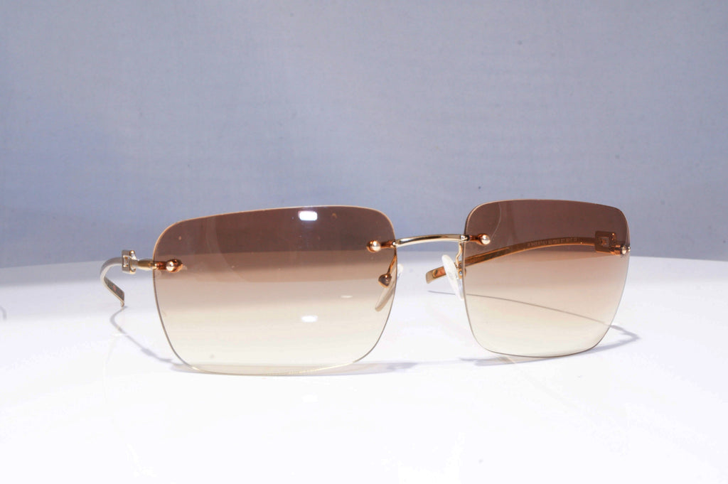 RAY-BAN Mens Vintage 1990 Designer Sunglasses Brown Rectangle W2541 BRN 18893