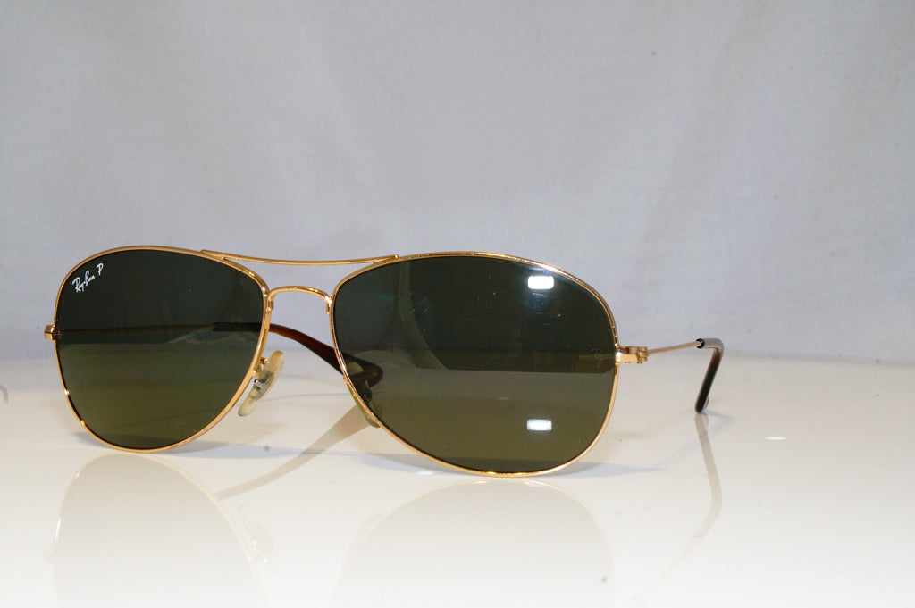 RAY-BAN Mens Polarized Designer Sunglasses Grey COCKPIT RB 3362 001/58 17754