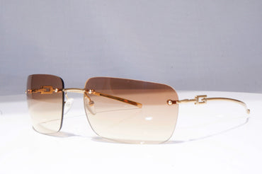 GUCCI Mens Womens Designer Sunglasses Gold Rectangle GG 1780 577 18896