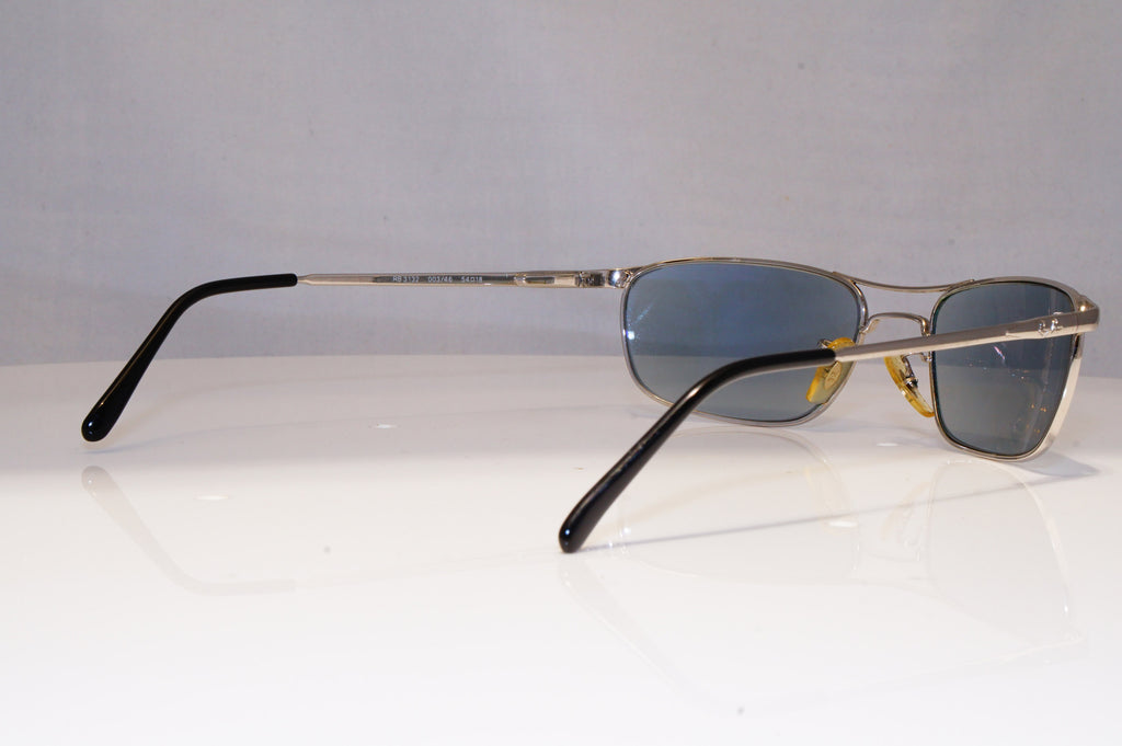 RAY-BAN Mens Vintage 1990 Sunglasses Silver Rectangle RB 2132 003/46 22212