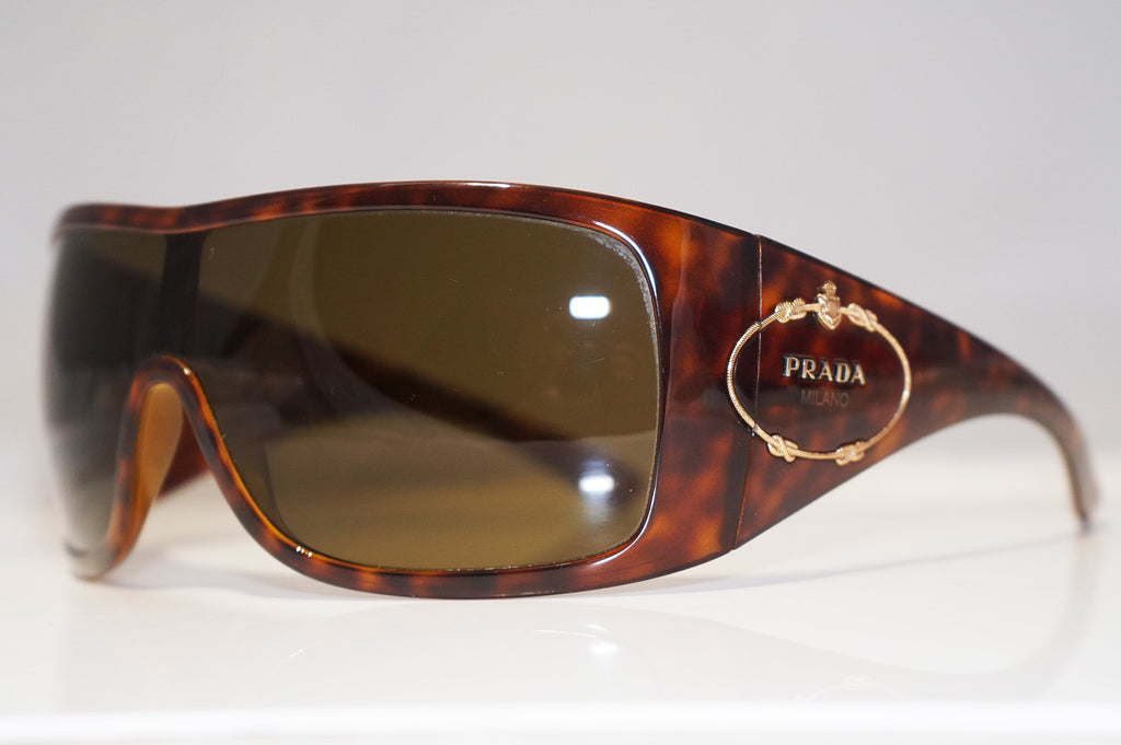 PRADA Womens Designer Sunglasses Brown Shield SPR 04H 2AU-2P1 15362