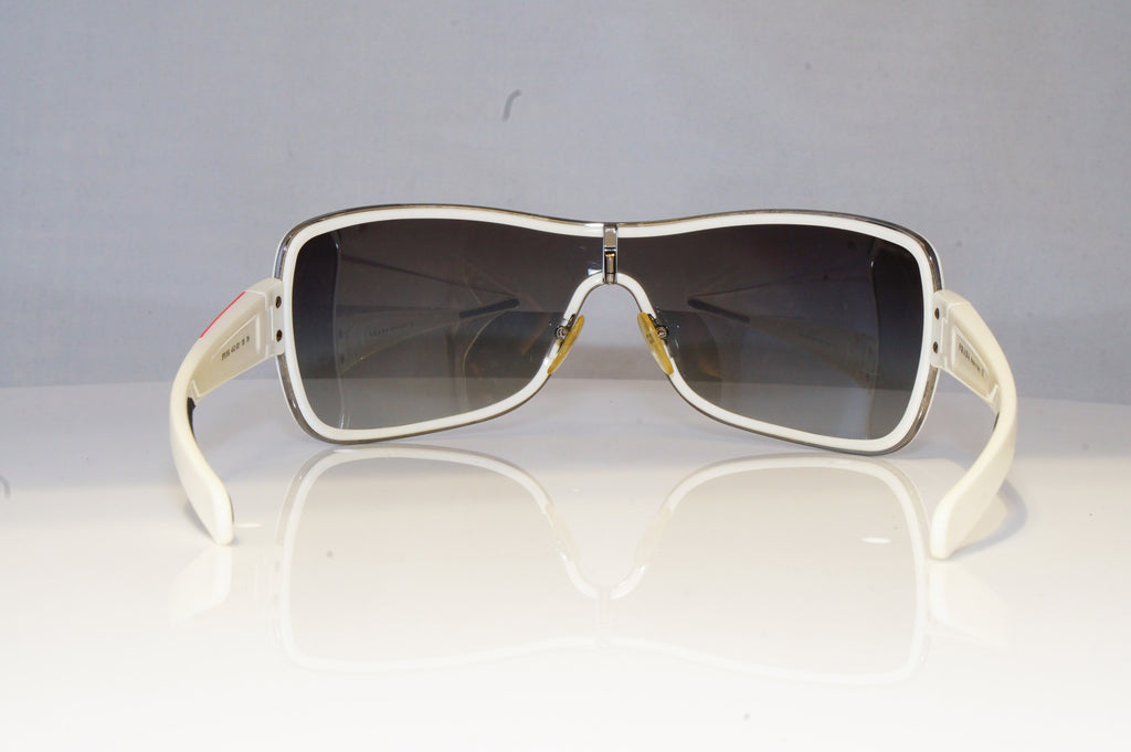PRADA Mens Designer Sunglasses White Shield SPS 55G 4AO-5D1 20584