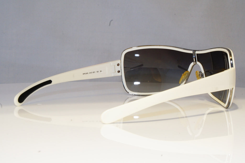 PRADA Mens Designer Sunglasses White Shield SPS 55G 4AO-5D1 20584