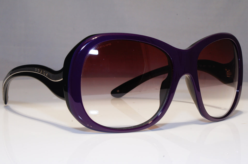 PRADA Womens Oversized Designer Sunglasses Purple Square SPR 09L 7ZK-4V1 22199