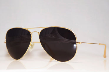 RAY-BAN Mens Designer Sunglasses Gold Aviator 62mm RB 3025 001/3F 15043