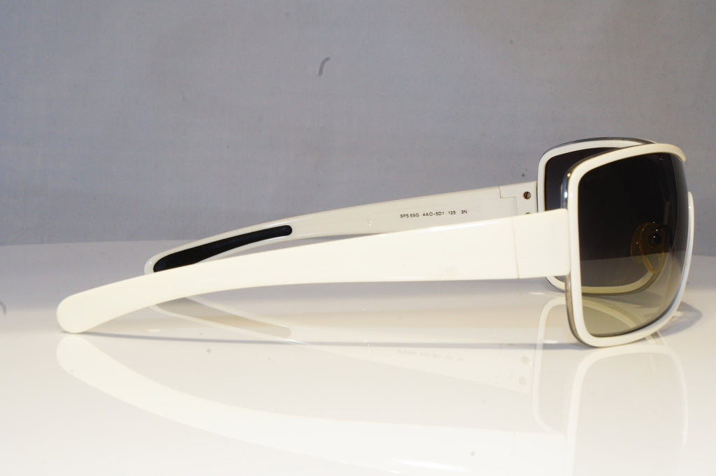 PRADA Mens Designer Sunglasses White Shield SPS 55G 4AO-5D1 20584