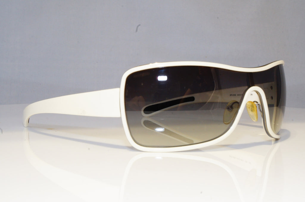 PRADA Mens Designer Sunglasses White Shield SPS 55G 4AO-5D1 20584