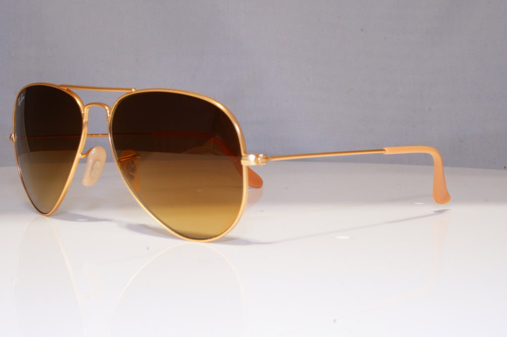 RAY-BAN Mens Womens Unisex Sunglasses Gold Pilot AVIATOR RB 3025 1125/85 22202