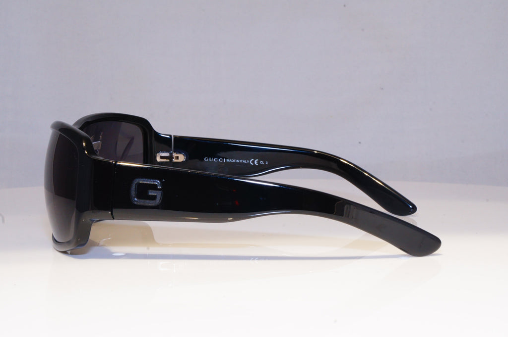 GUCCI Mens Vintage 1990 Designer Sunglasses Black Rectangle GG 1621 807BN 19915