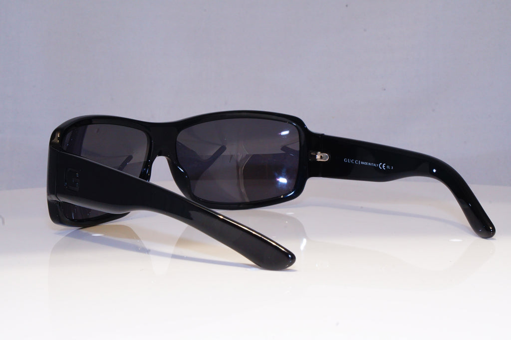 GUCCI Mens Vintage 1990 Designer Sunglasses Black Rectangle GG 1621 807BN 19915