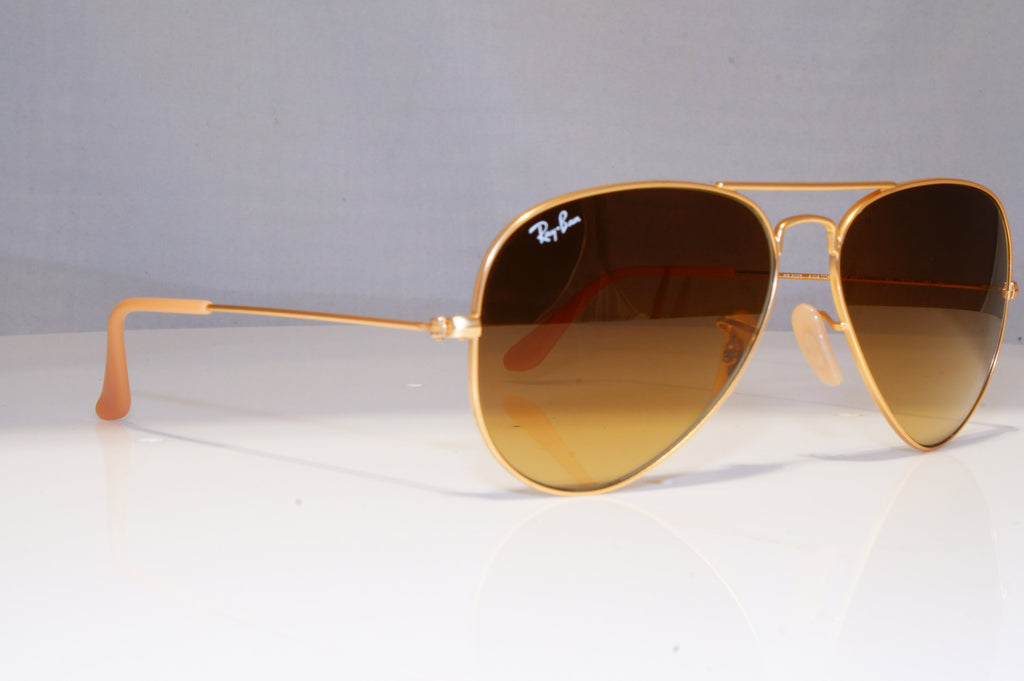 RAY-BAN Mens Womens Unisex Sunglasses Gold Pilot AVIATOR RB 3025 1125/85 22202