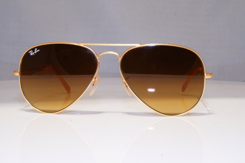 RAY-BAN Mens Womens Unisex Sunglasses Gold Pilot AVIATOR RB 3025 1125/85 22202