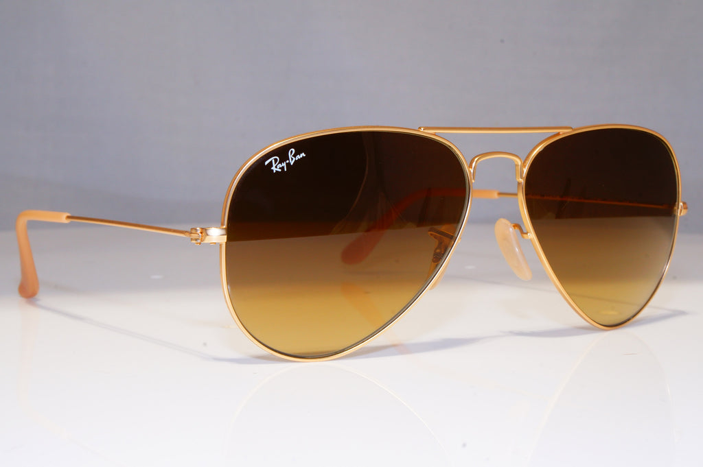RAY-BAN Mens Womens Unisex Sunglasses Gold Pilot AVIATOR RB 3025 1125/85 22202