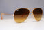RAY-BAN Mens Womens Unisex Sunglasses Gold Pilot AVIATOR RB 3025 1125/85 22202