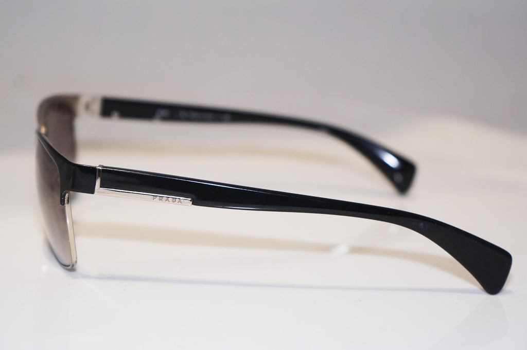PRADA Mens Designer Sunglasses Black Rectangle SPR 51O GAQ-0A7 15351