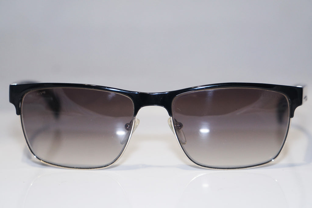 PRADA Mens Designer Sunglasses Black Rectangle SPR 51O GAQ-0A7 15351