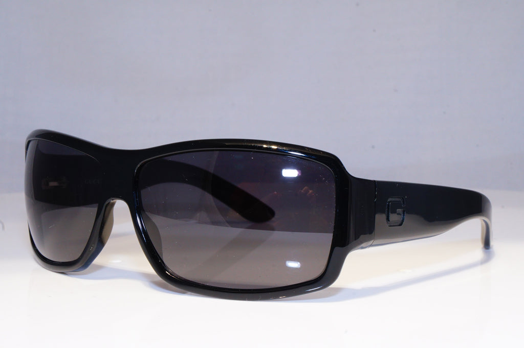GUCCI Mens Vintage 1990 Designer Sunglasses Black Rectangle GG 1621 807BN 19915