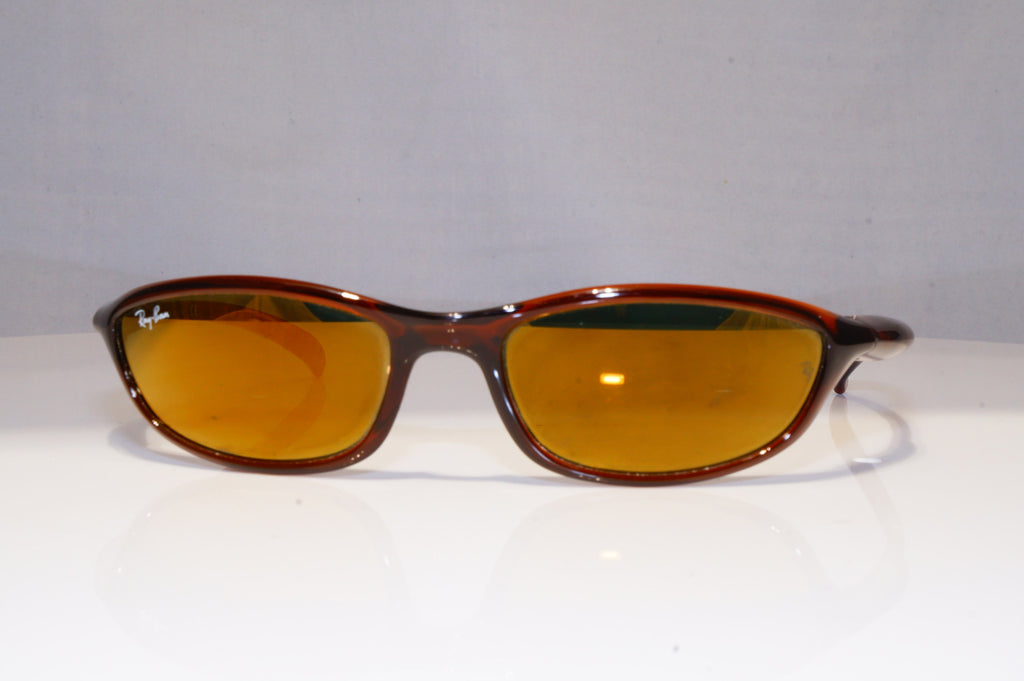 RAY-BAN Mens Mirror Vintage Sunglasses Brown Wrap CUTTERS RB 4028 604/39 22201