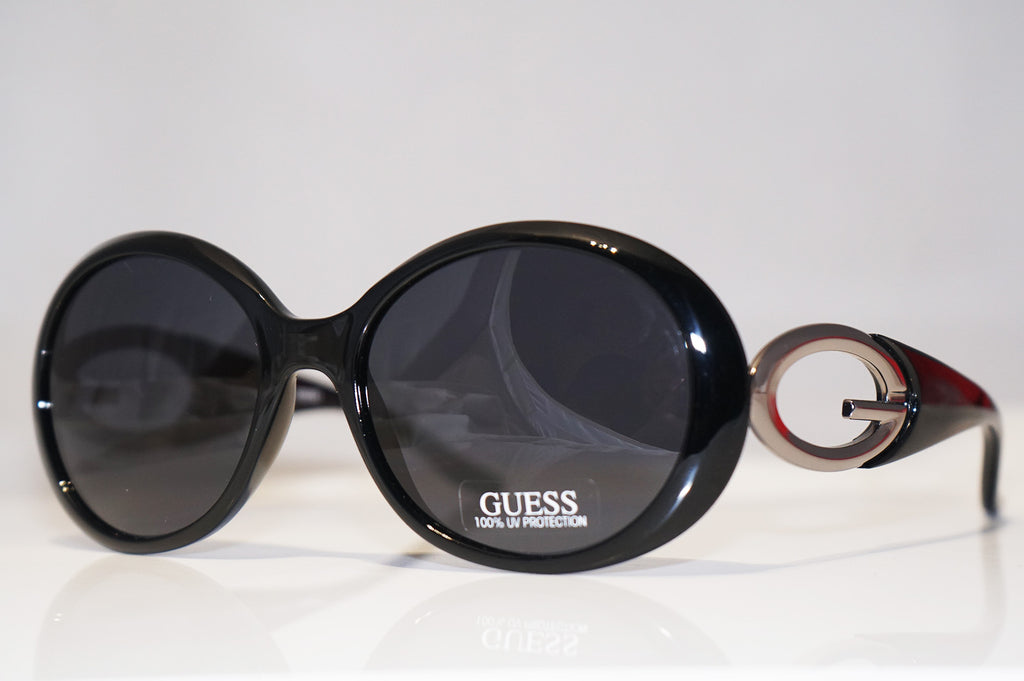 GUESS Womens Designer Sunglasses Black Oval GU 7016 BLK-3 15510