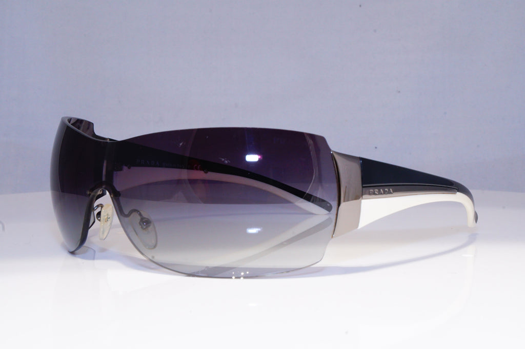 PRADA Mens Womens Designer Sunglasses Black Shield SPR 54G 761-5D1 19909