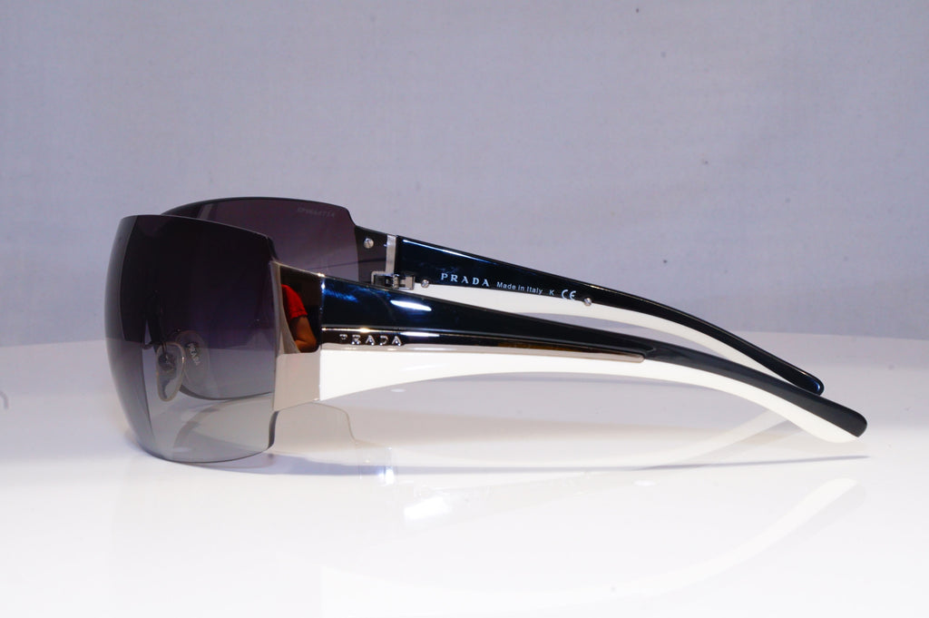 PRADA Mens Womens Designer Sunglasses Black Shield SPR 54G 761-5D1 19909