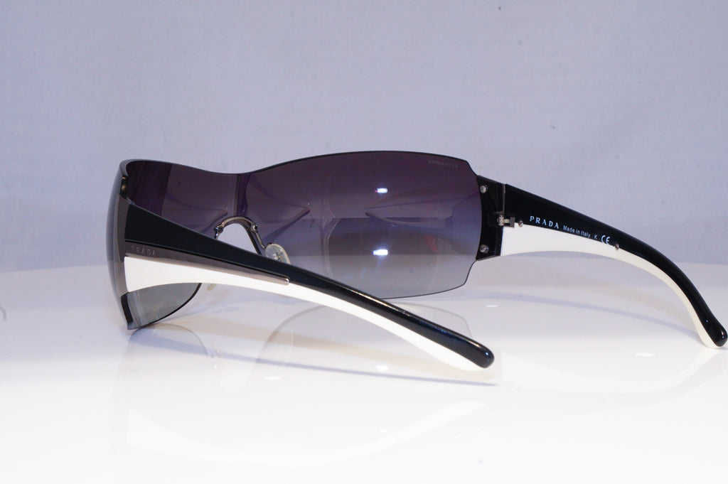 PRADA Mens Womens Designer Sunglasses Black Shield SPR 54G 761-5D1 19909