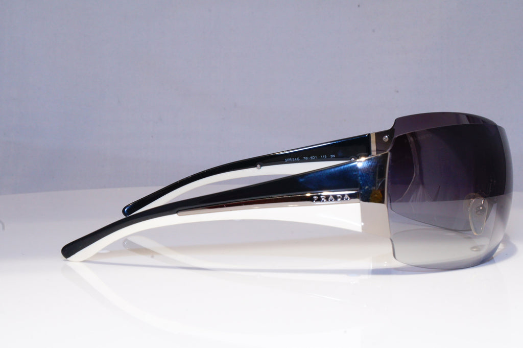 PRADA Mens Womens Designer Sunglasses Black Shield SPR 54G 761-5D1 19909