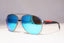 PRADA Mens Mirror Designer Sunglasses Black Pilot SPS 55Q DG1-5M2 18887
