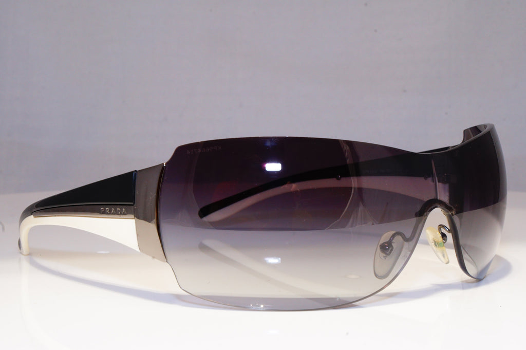 PRADA Mens Womens Designer Sunglasses Black Shield SPR 54G 761-5D1 19909