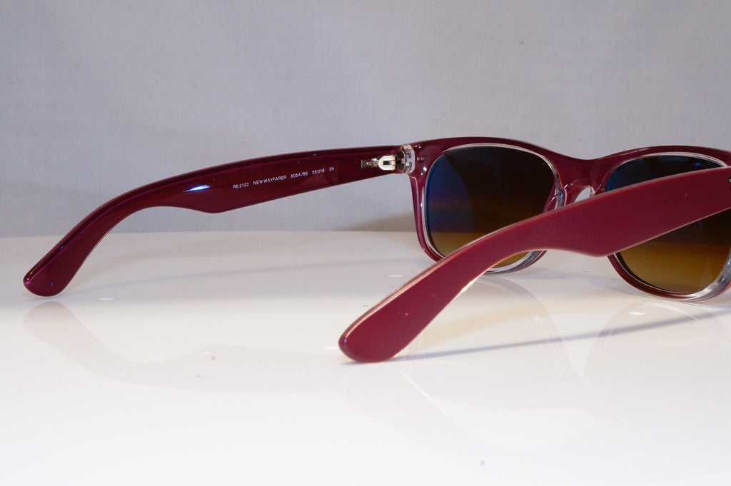RAY-BAN Mens Womens Sunglasses Burgundy NEW WAYFARER RB 2132 6054/8G 22195