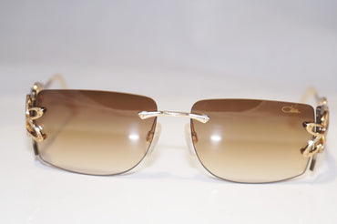 CAZAL Vintage Womens Designer Sunglasses Gold Rectangle MOD 9045 COL 003 15647