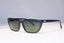 RAY-BAN Mens Vintage 1990 Designer Sunglasses Black Rectangle W2489 BLK 18892