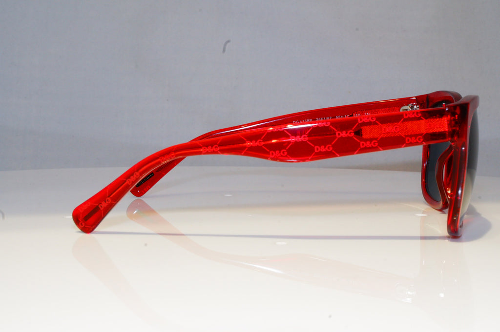 DOLCE & GABBANA Mens Designer Sunglasses Red MONOGRAM DG 4158 2661/87 20563