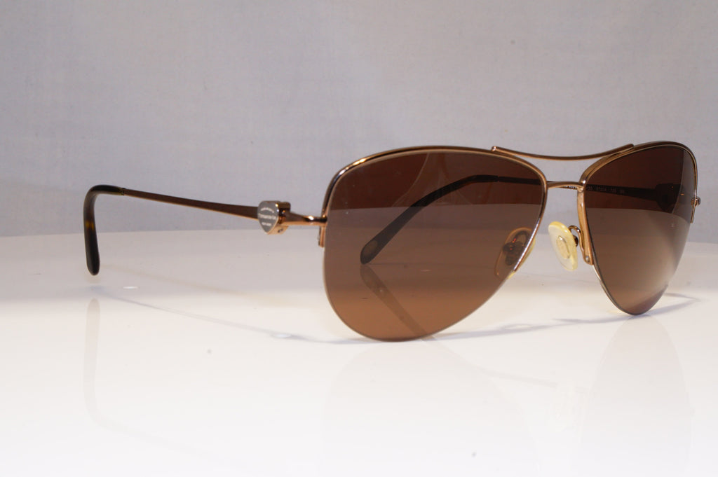 TIFFANY & CO Womens Boxed Designer Sunglasses Brown Pilot TF 3021 6033/3G 22210