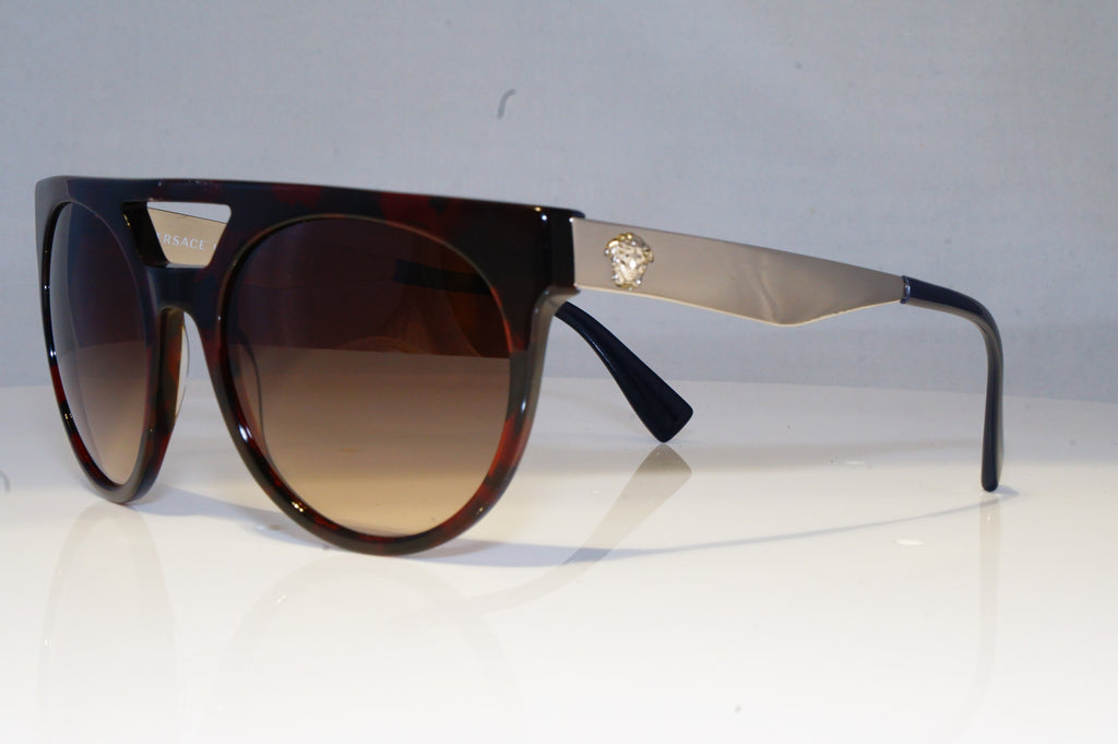 VERSACE Mens Womens Designer Sunglasses Brown Square MEDUSA 4339 5250/13 20518