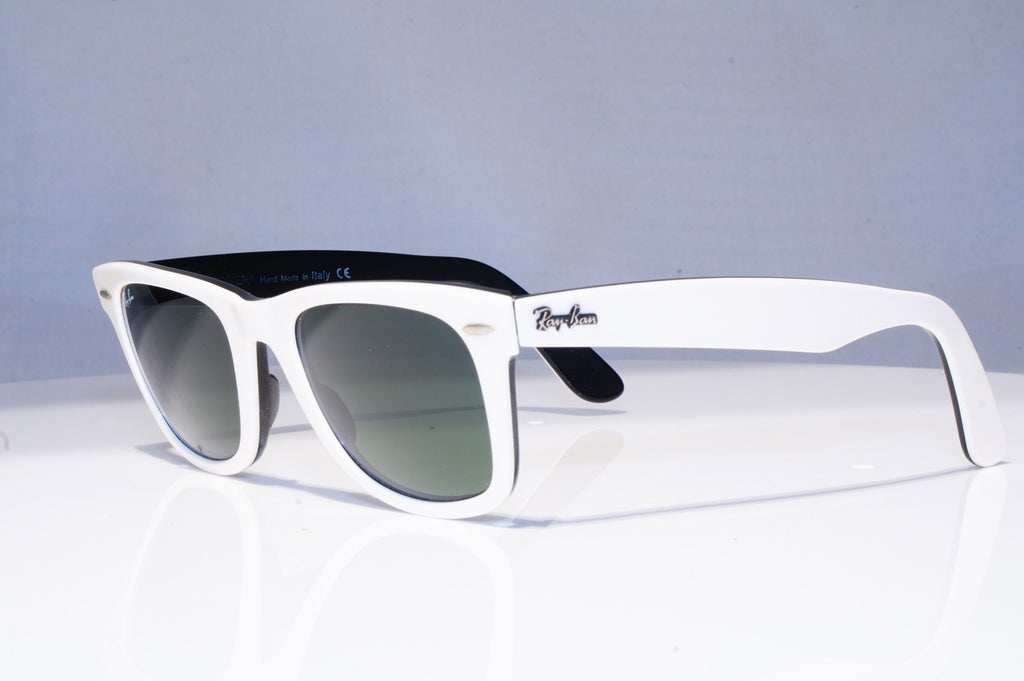 RAY-BAN Mens Womens Unisex Designer Sunglasses White Wayfarer RB 2140 956 18891