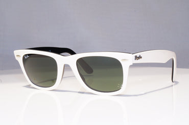 RAY-BAN Mens Womens Unisex Designer Sunglasses White Wayfarer RB 2140 956 18891