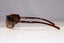RAY-BAN Mens Vintage 1990 Designer Sunglasses Brown Shield RB 4071 642/13 22200