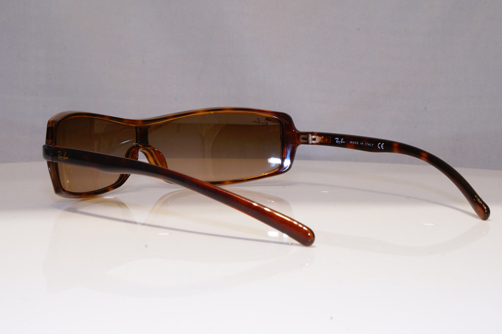 RAY-BAN Mens Vintage 1990 Designer Sunglasses Brown Shield RB 4071 642/13 22200