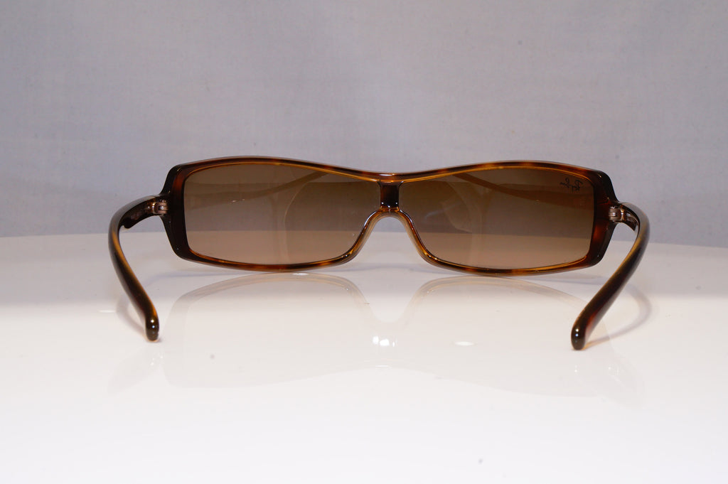 RAY-BAN Mens Vintage 1990 Designer Sunglasses Brown Shield RB 4071 642/13 22200