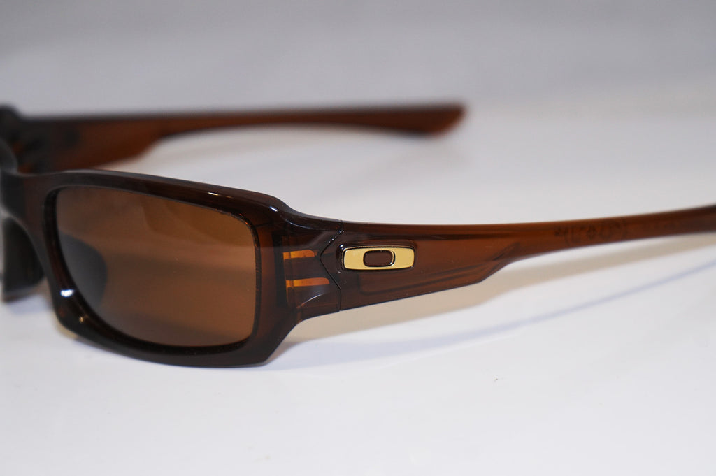 OAKLEY Boxed Mens Designer Sunglasses Brown Fives Squared OO 9238 07 14972