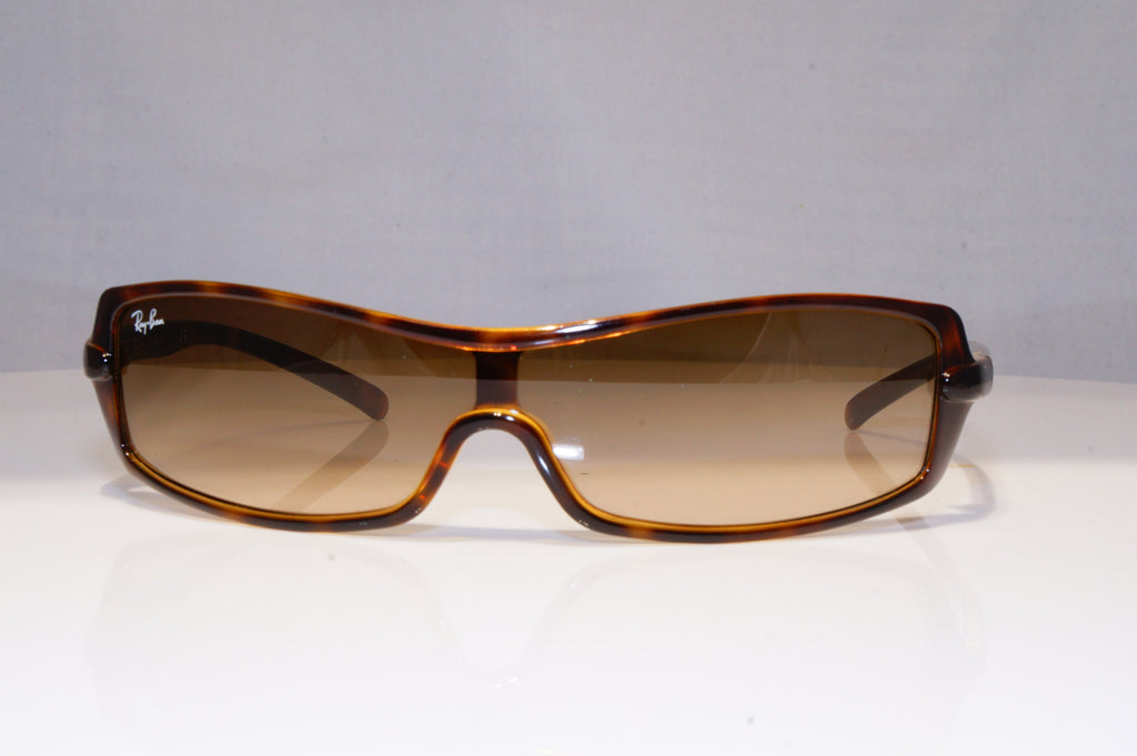 RAY-BAN Mens Vintage 1990 Designer Sunglasses Brown Shield RB 4071 642/13 22200