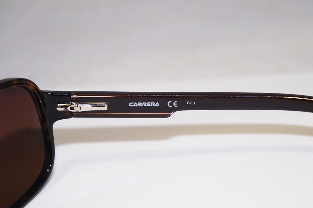 CARRERA Mens Designer Polarized Sunglasses Brown Wrap 7005 DR9RS 15509